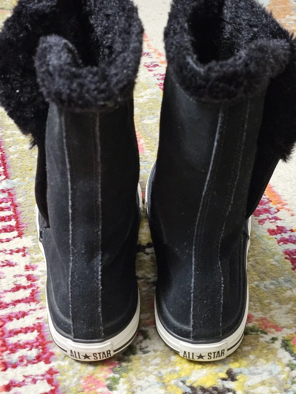 Converse All Star CT Beverly Womens Size 9 Black Mid Calf Winter Boots 525940C